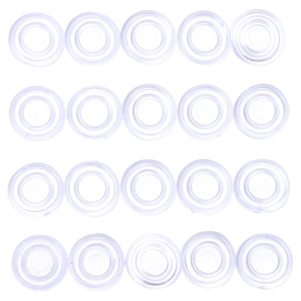 

Clear Glass Table Top Anti Slip Pads Round Under Glass Pads Anti Slip Glass Table Top Bumpers
