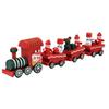 Christmas Train Ornaments Wooden Color Boxes Window Christmas Year New Decorations Gifts Displays T9Y7