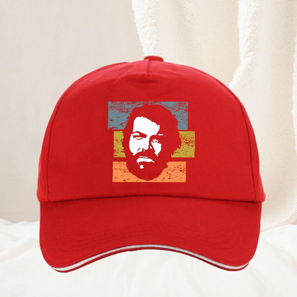 Pekný Unisex Rerro Bud Spencer klobúk Unisex Harajuku Fitness športové klobúky Terence Hill Klobúky Letná TV Harajuku Baseballová čiapka