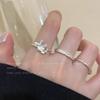 Butterfly Opening Stacked Ring Women'S Earrings Simple Index Finger Ring Fashionable Versatile Sweet Ring Tide