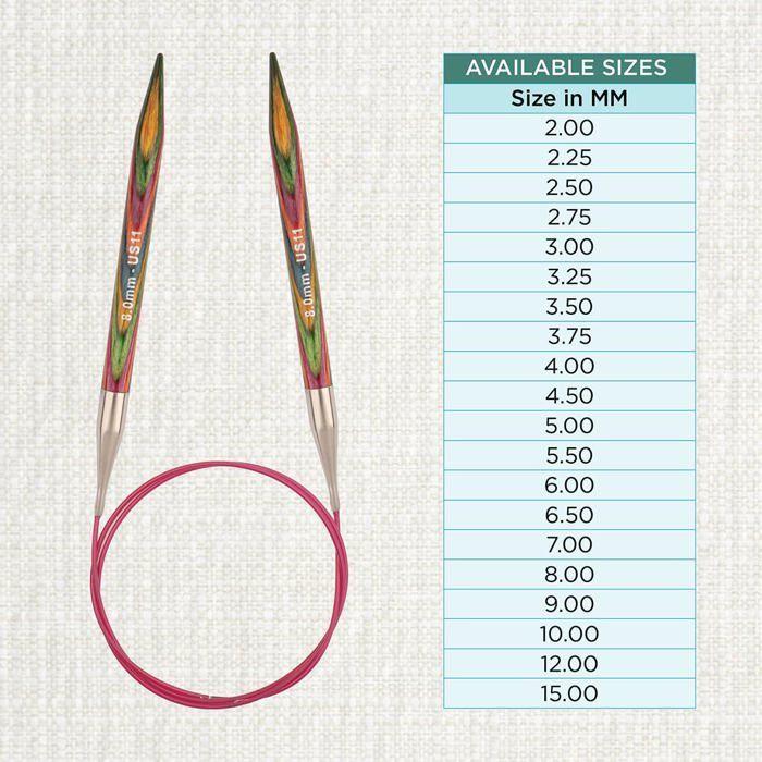 KnitPro Fixed Circular Needles 60 Cm Symfonie 8mm