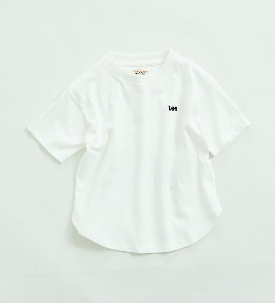 Lee Rundsaum Short Größe Passt Zoll T-Shirt, Ärmel, Kinderbekleidung, Weiß, 130, 43.5-54.7 (110-150cm).