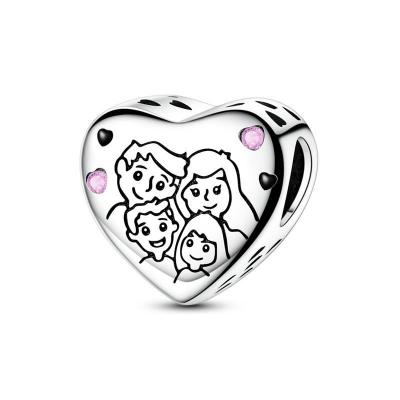 Charm Bead Charms Copper Authentic Warmth Pattern Heart Charm Bead Charms Fits 3mm Bracelets Necklaces Ideal For Women Luxury Do It Yourself Jewellery