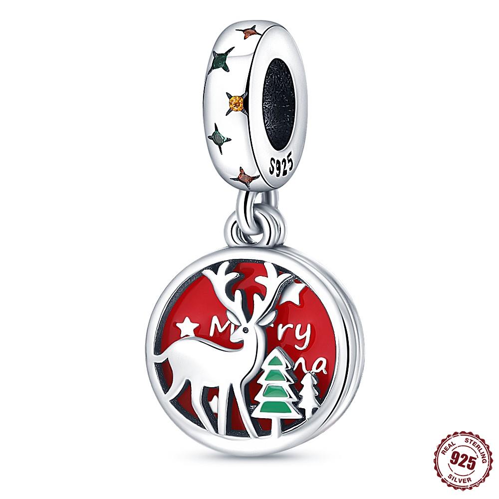 Style Copper Red Series Charms Christmas Gifts Beads Fit Wear Original Bracelets Charms Girls Jewelry