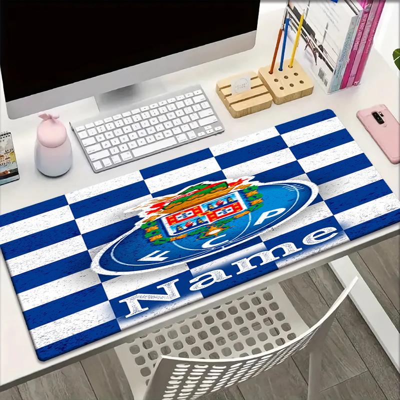 Custom Name Fc Porto Theme Mouse Pad Non Slip Rubber Base Multifunctional Office Home Decor Perfect For Workspace Personalization