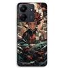 Phone Case - MANIACASE - Xiaomi Redmi 13C 4G - Silicone TPU - Black - Demon Slayer (Tanjiro)