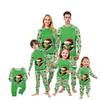 Familie Matchende Trykksett Pyjamas Loungewear Antrekk Familie Matchende Langermet Topp+Bukse Sett