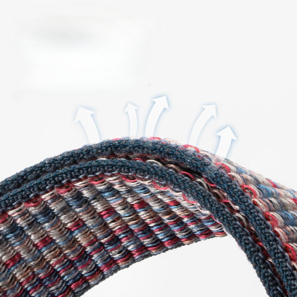Nylonklockarmband för Whoop 5.0 Armband Vävtyg Klockarmband med Skydd för Whoop 4.0 Sportarmband Magnetiskt Band