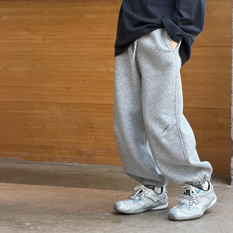 Kinder Lässige Jogginghose mit Buchstabenprint Für Jungen Mädchen Herbst