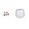 Fortune Resin Tabletop Sculpture And Vintage Digital Wall Clock Art for Home Dining Room Bedroom