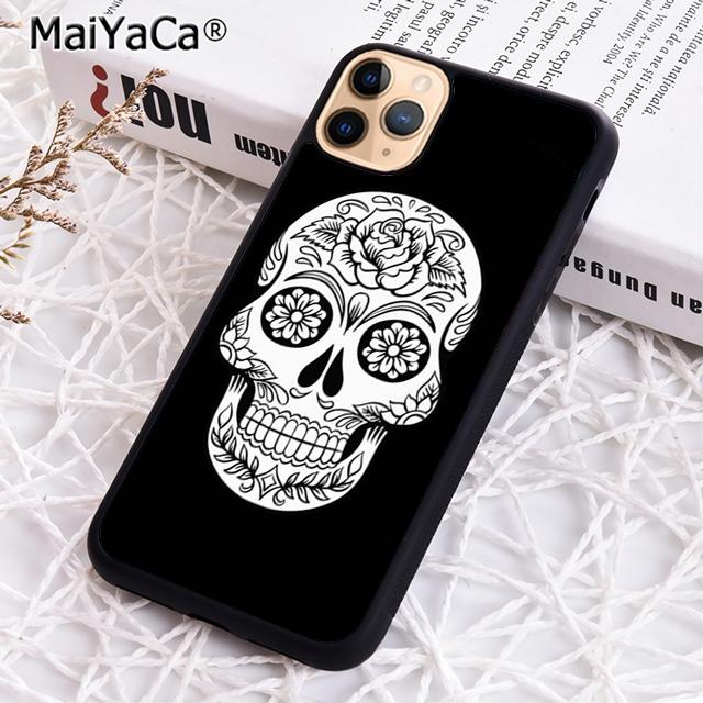 Mexican Sugar Skull Phone Case For iPhone 17 Air 16 pro max 15 14 plus 12 13 Shell Cover coque