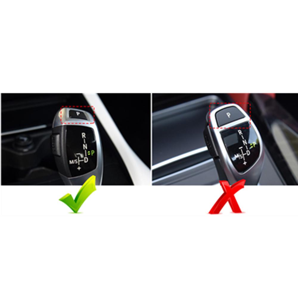 Furulu Gear Shift Knob Lever P Button Cover For BMW 1 2 3 4 5 Series X3 X4