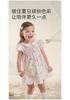 David Bella Girls' Dress Summer Dress New Baby Cotton Dress Children's Elegance Floral Blossoms
