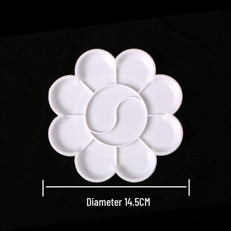 Boyi Xuan Plum Blossom Children's Transparent Watercolor Paint Palette for Chinese Painting