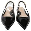 GUCCI [786599] Gucci Signoria Slingback Pumps Flats shoes 36 blackUsed