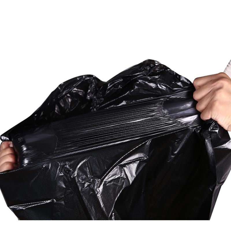 100pcs Large Garbage Bags Heavy Duty Trash Bags for Hotel Property Management Sanitation Use Big Size Plastic Waste Bags Durable Tear Resistant