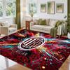 AC Milan Design Crystal Velvet Rug Soft Decorative Mat for Bedroom Entrance