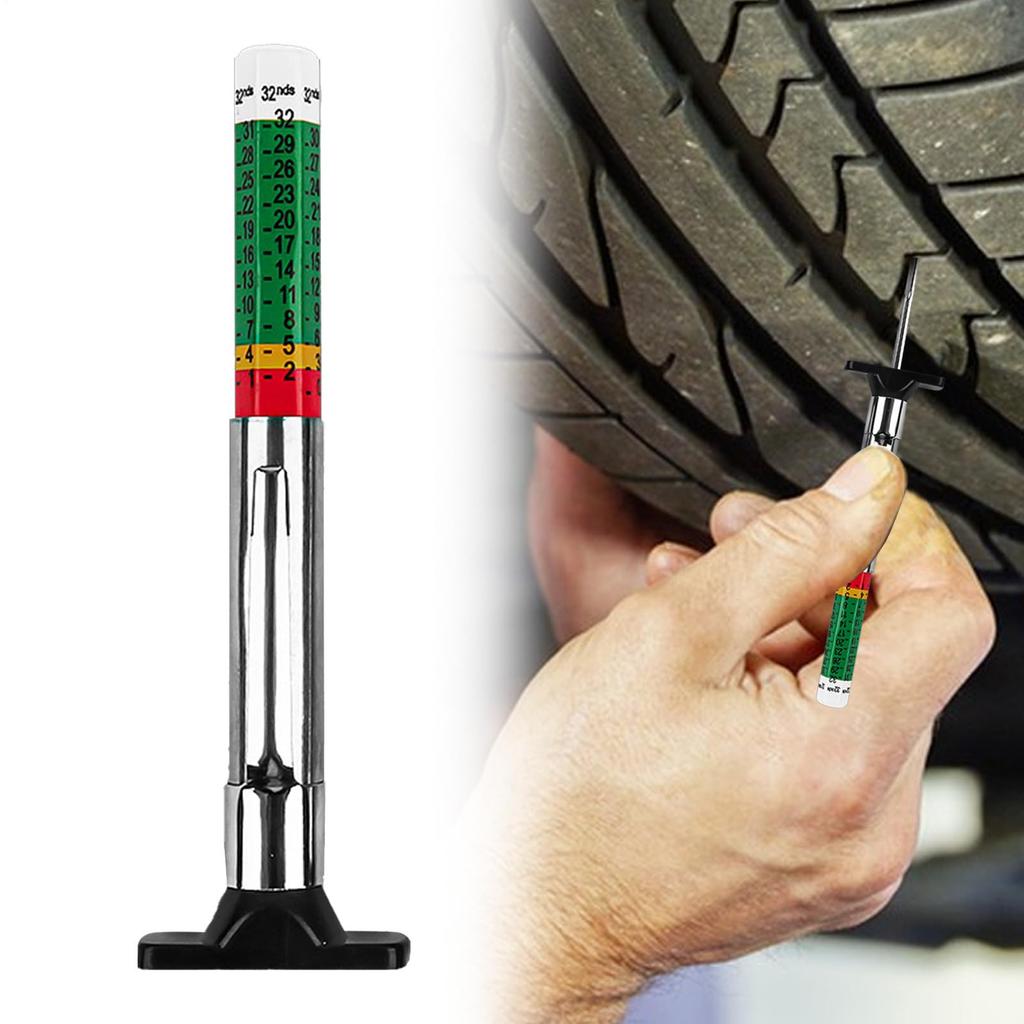 Tire Tread Depth Gauge, Car Tire Tread Depth Gauge, Tire Groove Depth Measurement Gauge