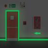 4x200cm Fluorescent Tape Reusable Waterproof Adhesive Roll Glow Tape for Stage Decorations Stairs Steps Floor Halloween Party
