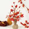 Mini Maple Ornaments Plastic Artificial Flower Home Furnishing Soft-Mounted Desktop Ornament