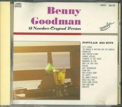 CD ENNY GOODMAN  Popular Big Hits AE32 EYBIC Japan Jazz Used