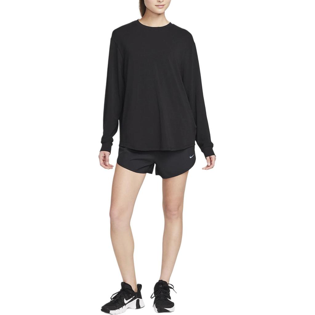Nike Drop Shoulder Sleeve T Shirt Women's Black FN2818-010