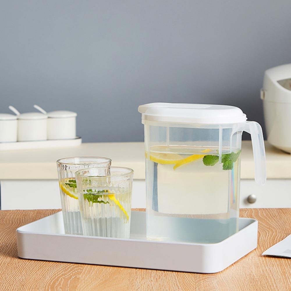 Plastic Pitcher 1800/2400ml Fruit Tea Bucket Cold Water Container Water Jug  Refrigerator