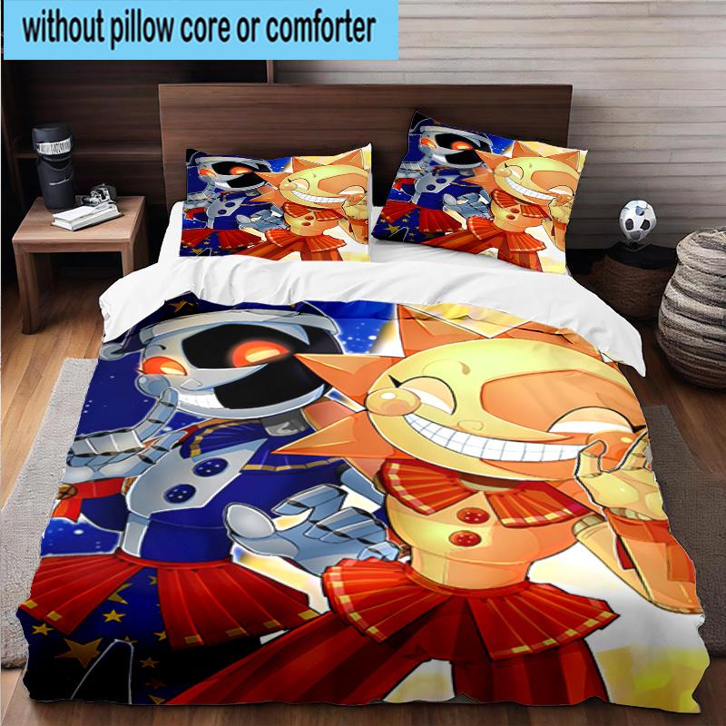 3PCS Skull And Sun Carnival 3pcs Bedding,Including 3PCS Duvet Cover And 2pcs Pillowcases Perfect for Christmas,Ideal for Bedroom, Dormitory