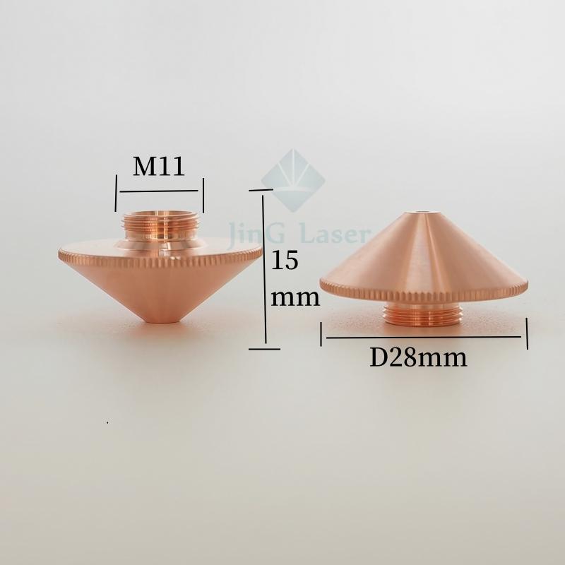 10pcs RAYTOOLS D32M14 Laser Parts Metal Nozzle PRECITEC Laser Nozzle D28M11 OSPRI WSX