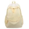 Mochila Escolar Estilo Japonés ins Letra Gran Capacidad Campus Ligera Simple para Viajar Versátil Mochila para Estudiante de Secundaria