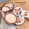Gege Bear Cloud Yarn Translucent Waterproof Setting Powder - Oil Control, Long-lasting, No Smudge Touch-up Concealer and Foundation.