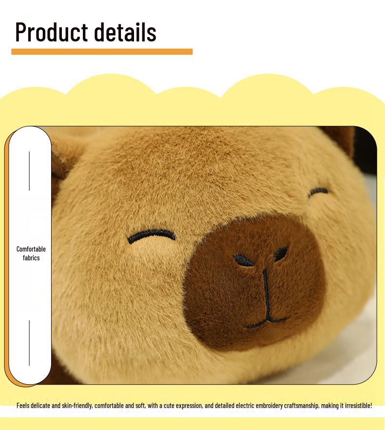 Reversible Capybara To Bee Plush Toy