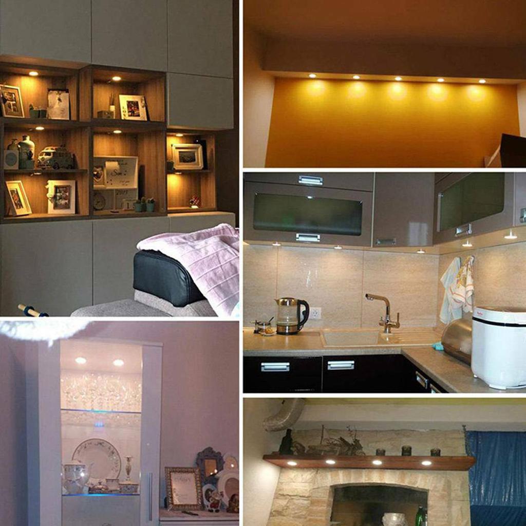 6 Pack Interior LED Spot Lights 12V LED Recessed Downlight 6000K White, 240 LM Ceiling Fixture,