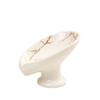 Leaf Shape Soap Holder Self-Draining Soap Plate Storage Organizer Ceramic Soap Dish  Shower