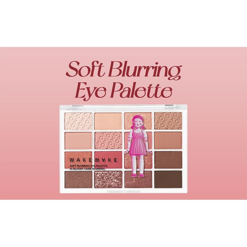WAKEMAKE Soft Blurring Eye Palette Squid Game Edition