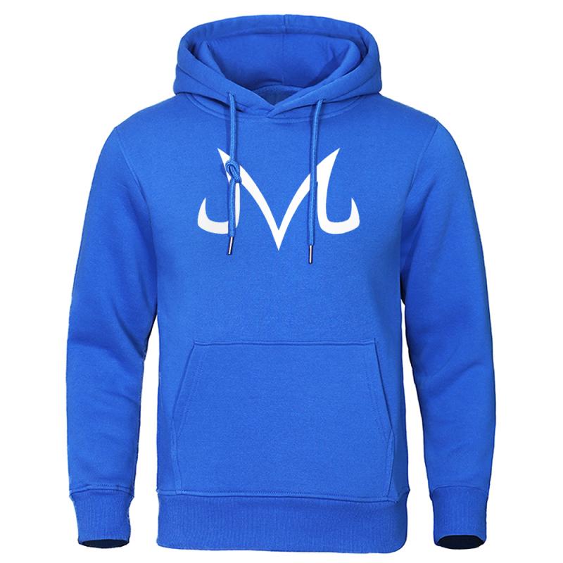 Japan Anime Letter M Logo Print Hoodie Male Harajuku Fashion Hoody Loose Warmsweatshirt Autumn Fleece Casual Pullover Tops
