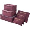 Suitcase Organiser Travel Clothes Bags, Pack Of 6 Storage Bag