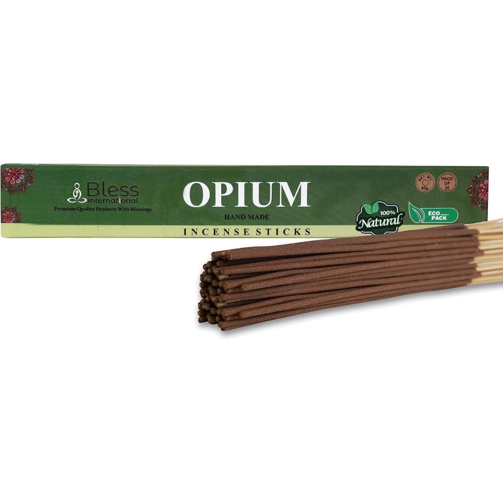 

Благовония-палочки-Bless-Opium-100%-натуральные-ручной-работы-обмакнув-вручную-палочки-благовония-без-органических-химических-веществ-для-очищения-релаксации-позитивности 25 Sticks (40GM)