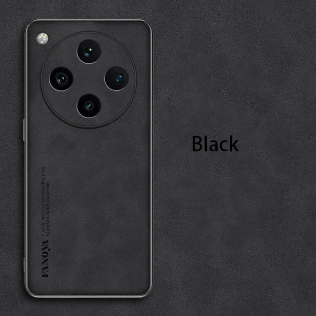 

Матовый чехол из ПУ кожи из овчины, противоударный, для OPPO Find X8 Pro, мягкий бампер-накладка для OPPO Find X8 X7 Ultra X6Pro For Find X8 чёрный