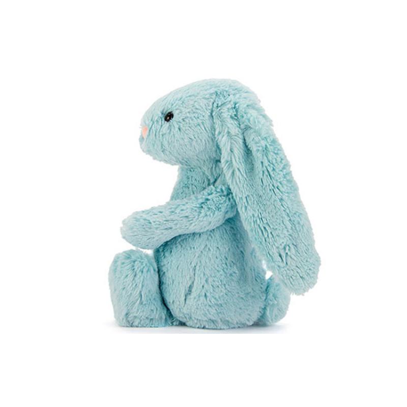 JELLYCAT Bonnie Rabbit Series Shy Bonnie Rabbit Soothing Ocean Blue Doll Plush Doll 31cm High
