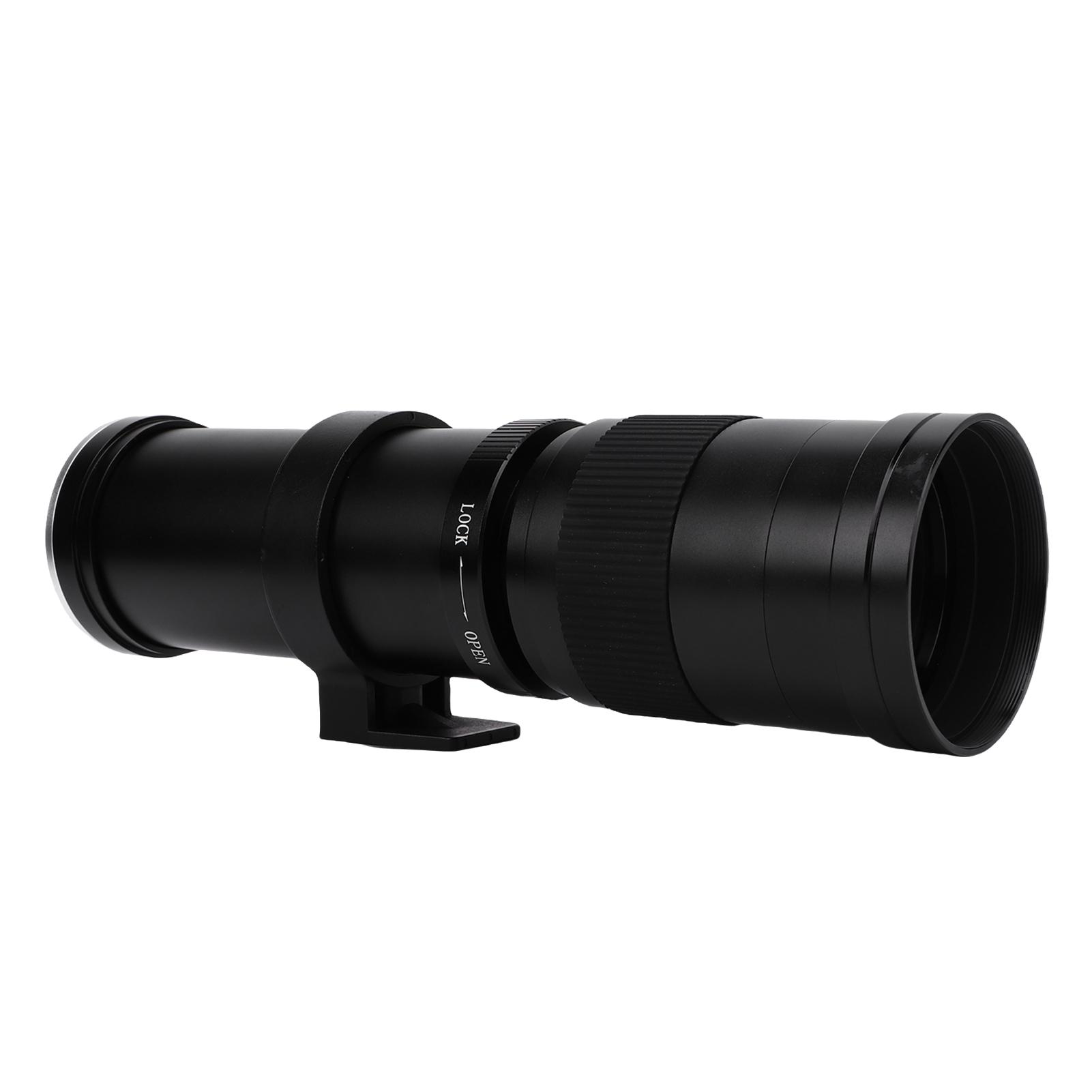 420-800mm Zoom Lens Fit for     SLR Camera Optical Glass Coating Manual   Telephoto Lens