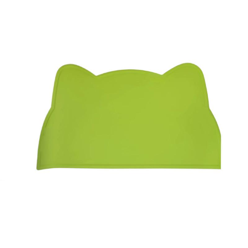 Pet Silicone Food Mat Portable Heat Insulation Waterproof Non-Slip Feeding Mat Slow Feeder Bowl Pad Cushion Cat Dog Pet Supplies