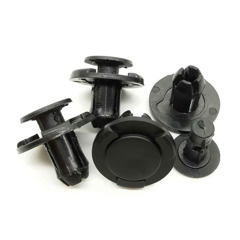 50Pcs/Set 8mm Rivet Retainer Plastic Car Fastener Clip Auto Bumper Fender Push Type Fixing Clips for Nissan Livina TIIDA Sylphy