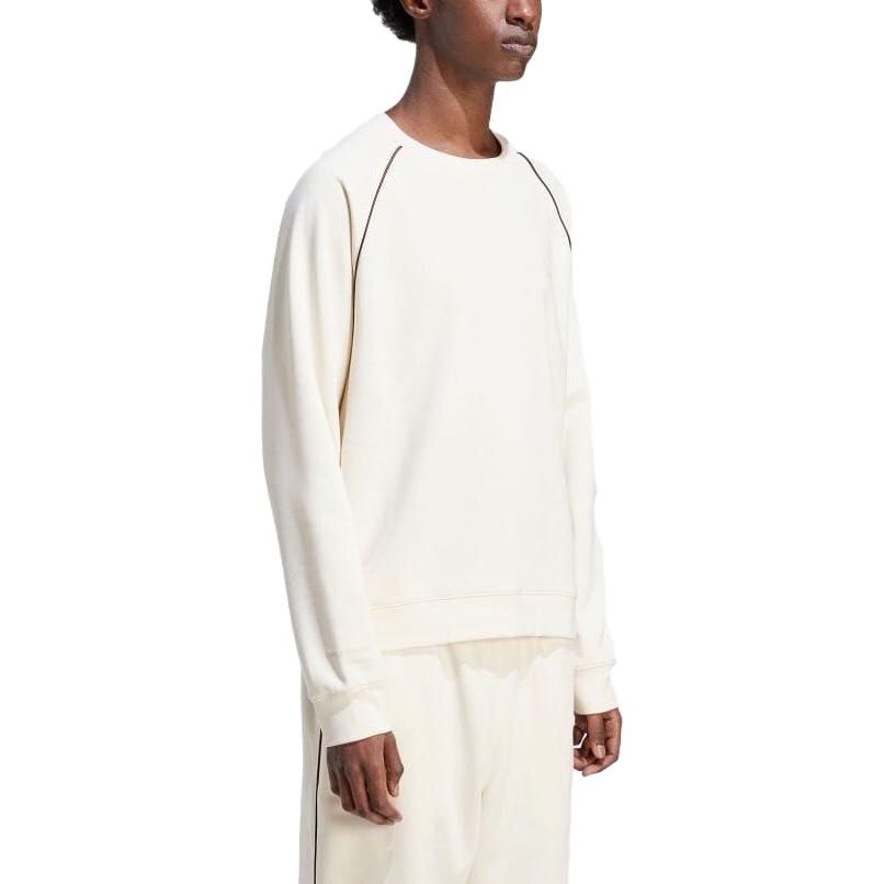 Adidas X Wales Bonner Crew Neck Sweatshirt French Terry Unisex Tops Wonder White/Cream IN3009