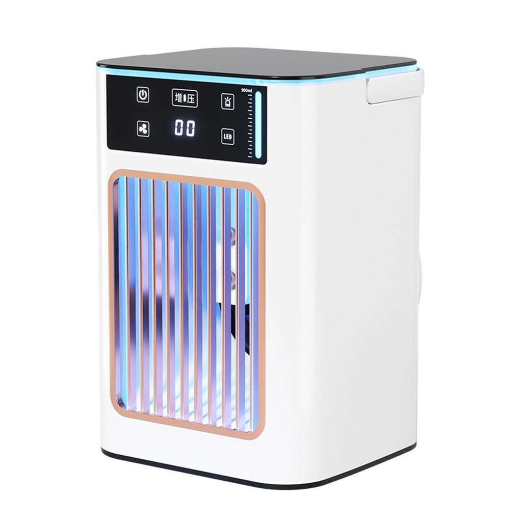 Conditioning Fan Large Water Tank Humidification Atomization Refrigeration Portable Desktop USB Mobile Cooler