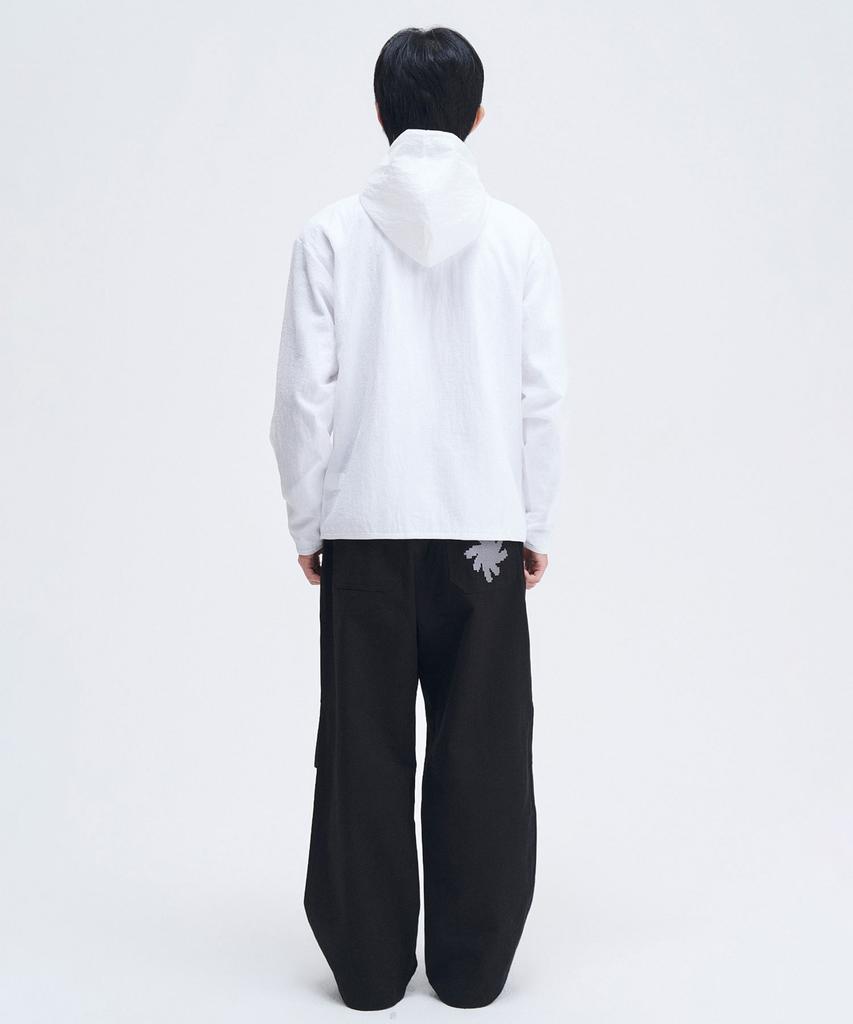 Slow Record House Mesh Lightweight Jacket_White