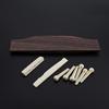 Guitar Wood Acces Rosewood Acoustic Guitar Bridge, Nut,Saddle,End Pin,Pins.