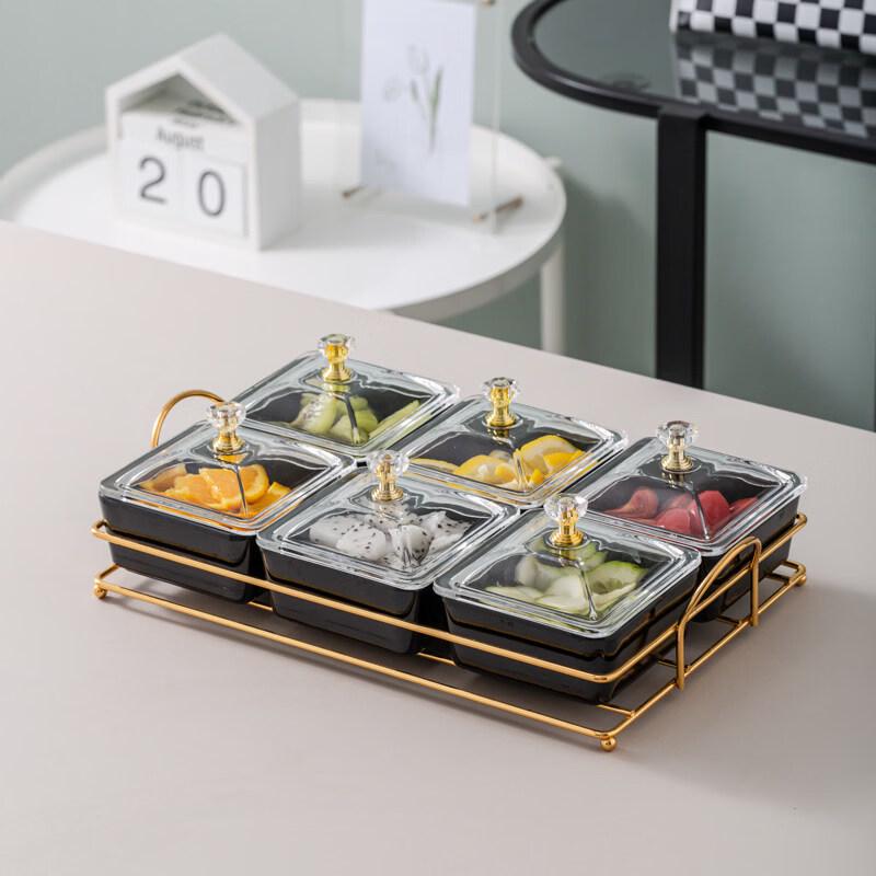 WUHE Melamine Divided Serving Platter