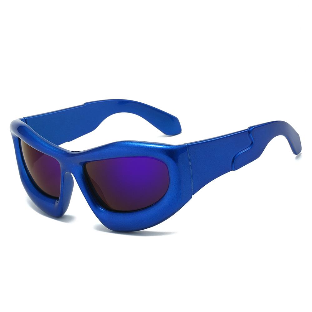 Personalized Bubble Sunglasses Hip Hop Concave Sunglasses Trendy Sunglasses