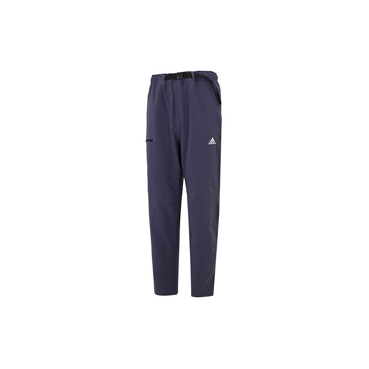 

Adidas Спортивные брюки из эластичной ткани, мужские штаны, темно-синие HE9897 XL
